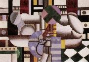 Fernard Leger Woman and still life oil painting